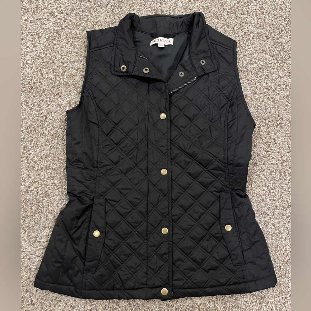 Merona Vest - black, women’s medium